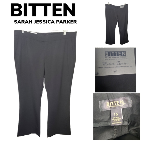 BITTEN by SARAH JESSICA PARKER MERCER TROUSERS - Picture 2 of 5